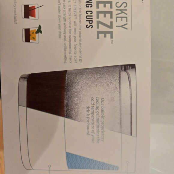 Host Whiskey Freeze Glasses, Double Old Fashioned Glasses NIB - Picture 2 of 2